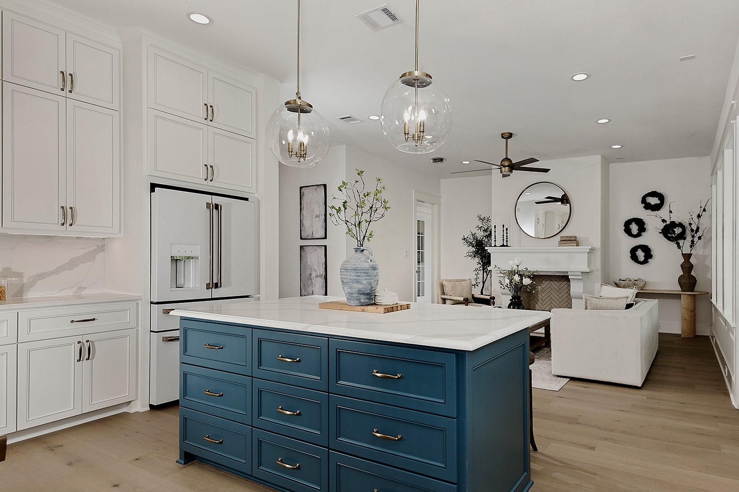 15728 Woodlife Road Willis, TX 77378 - Photo 18 of 36 Deep and wide drawer storage is a sought-after feature and convenient. Premium GE Cafe appliances include the beautiful refrigerator.