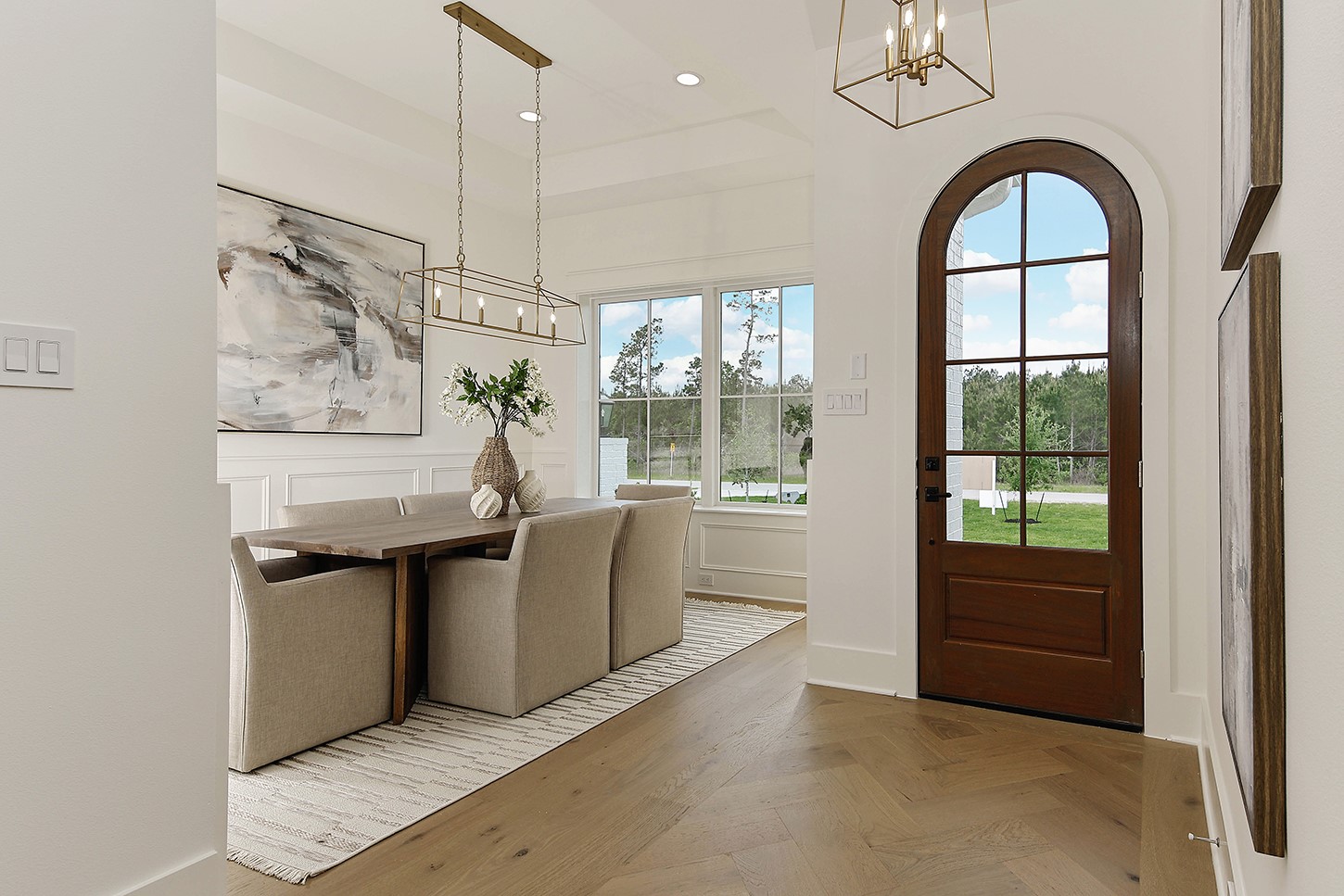 15728 Woodlife Road Willis, TX 77378 - Photo 8 of 36 Sophsticated formal dining room has an up front location lending to a more intimate atmosphere.