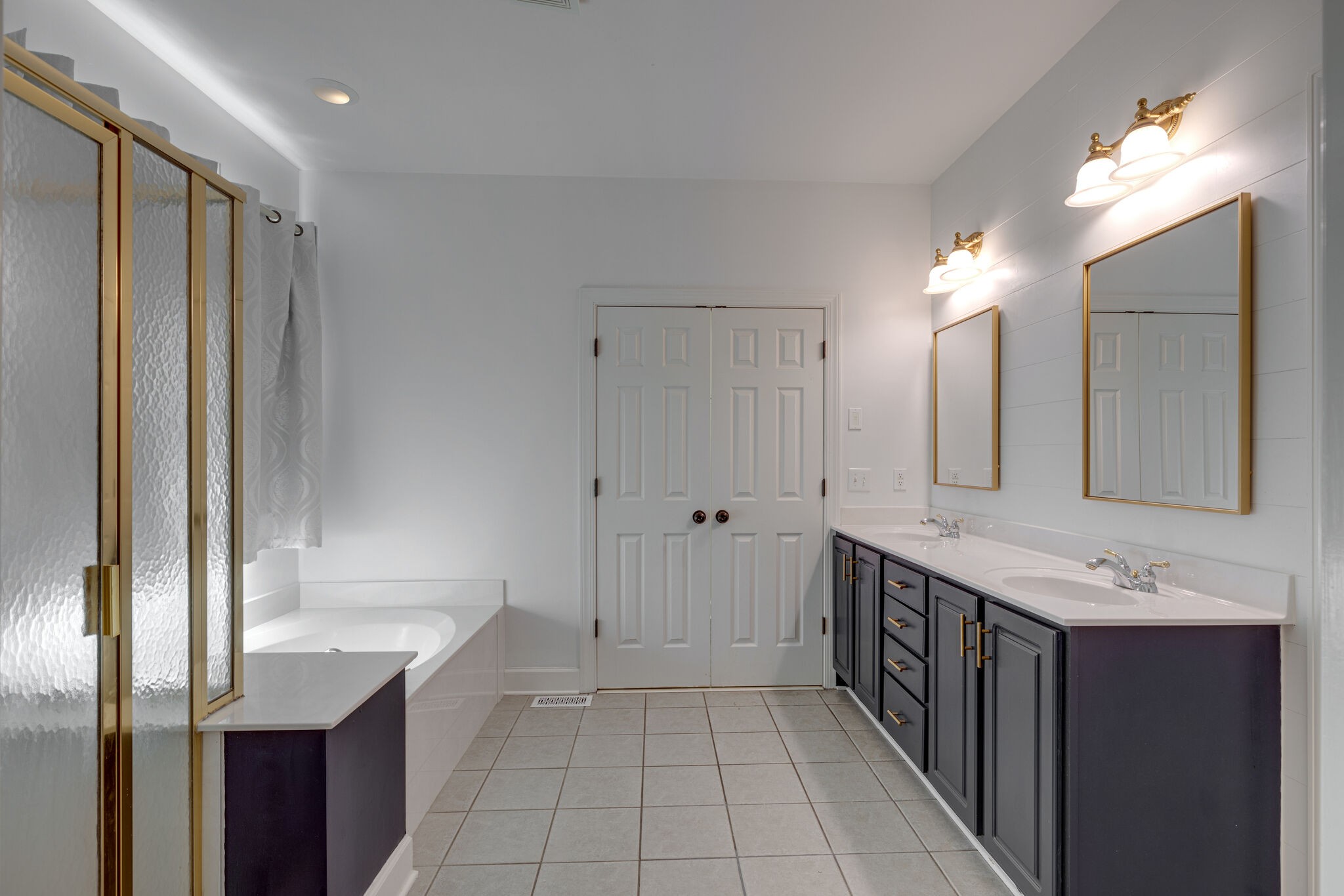 119 Richards Glen Drive Franklin, TN 37067 - Photo 21 of 41 a bathroom with a double vanity sink and mirror