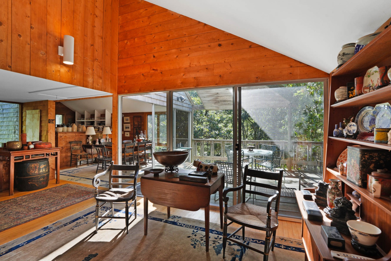 25 Fulling Mill Road Chilmark, MA 02535 - Photo 6 of 31 a patio with patio a table and chairs