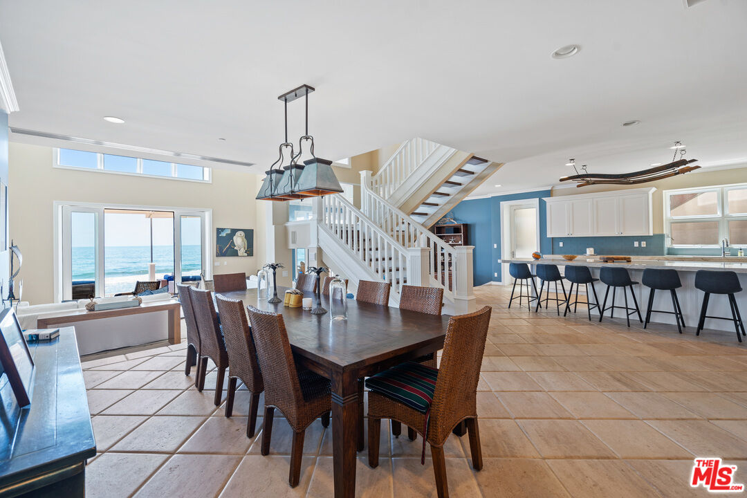 31444 Broad Beach Road Malibu, CA 90265 - Photo 11 of 36 a view of a dining room with furniture