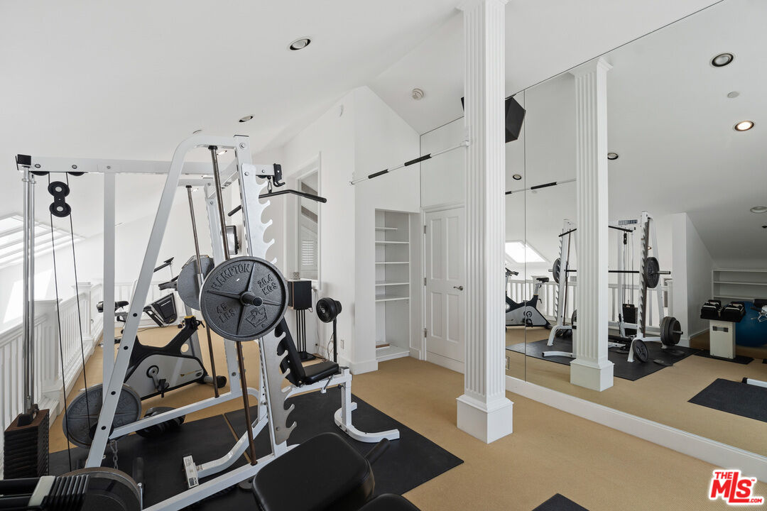 31444 Broad Beach Road Malibu, CA 90265 - Photo 22 of 36 a view of a room with gym equipment