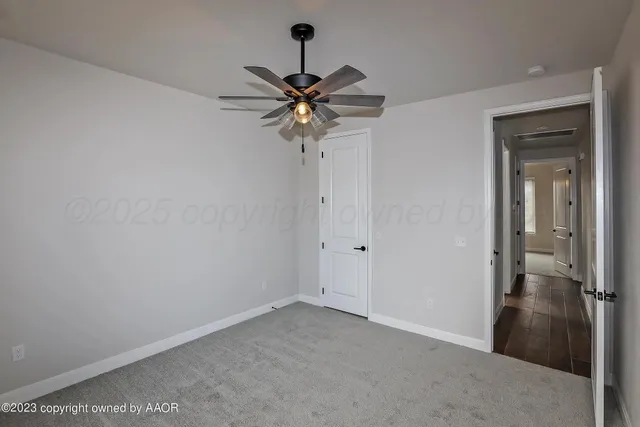 a view of a chandelier fan