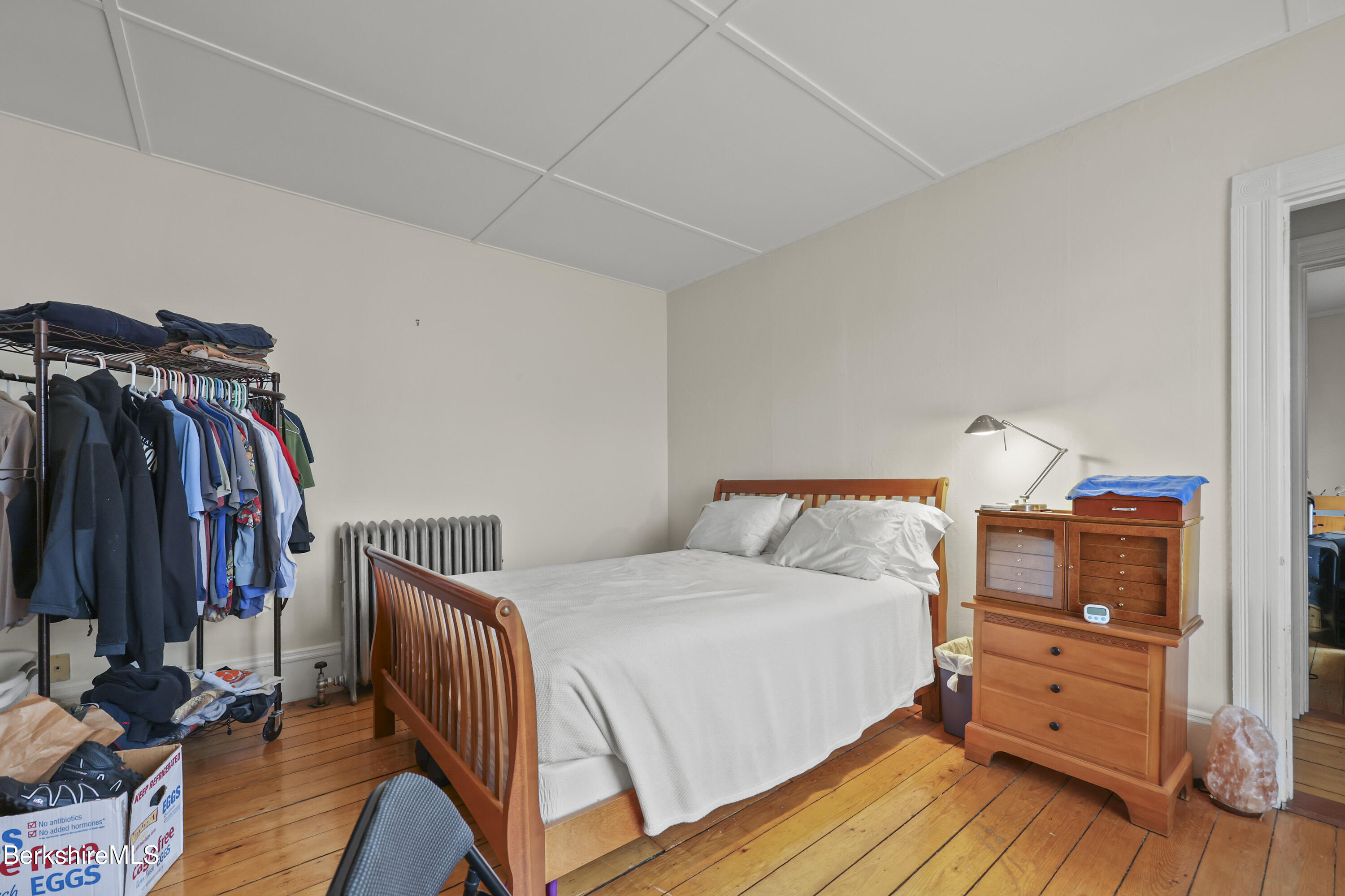 104 Appleton Avenue Pittsfield, MA 01201 - Photo 25 of 50 a bedroom with a bed and wooden floor