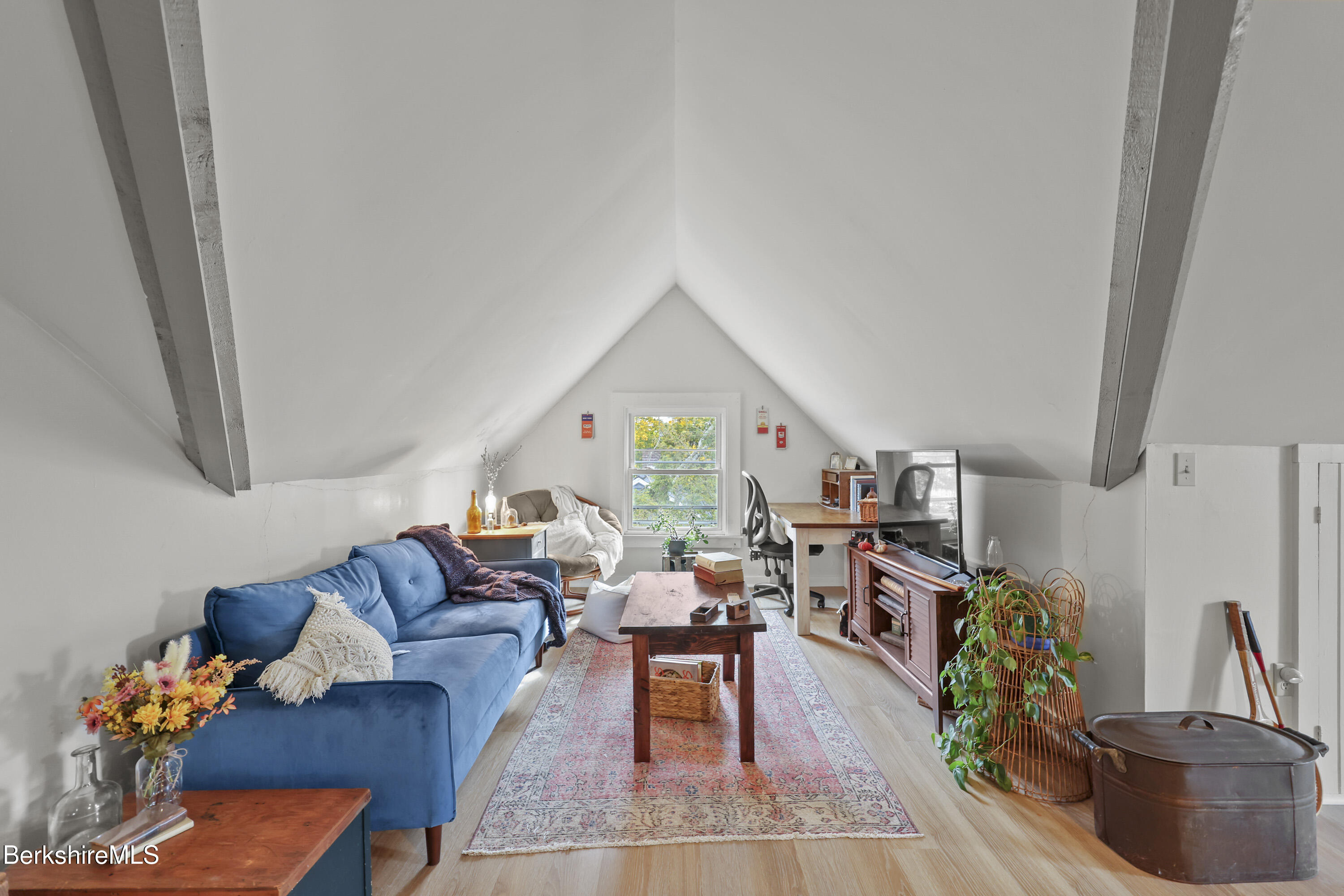 104 Appleton Avenue Pittsfield, MA 01201 - Photo 35 of 50 a living room with furniture and a potted plant