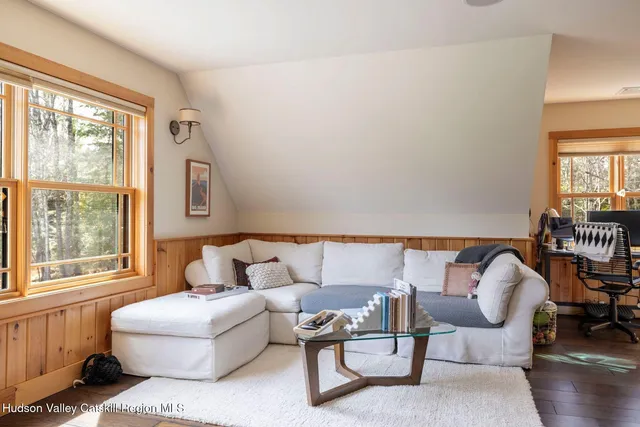 a view of lake with mountain