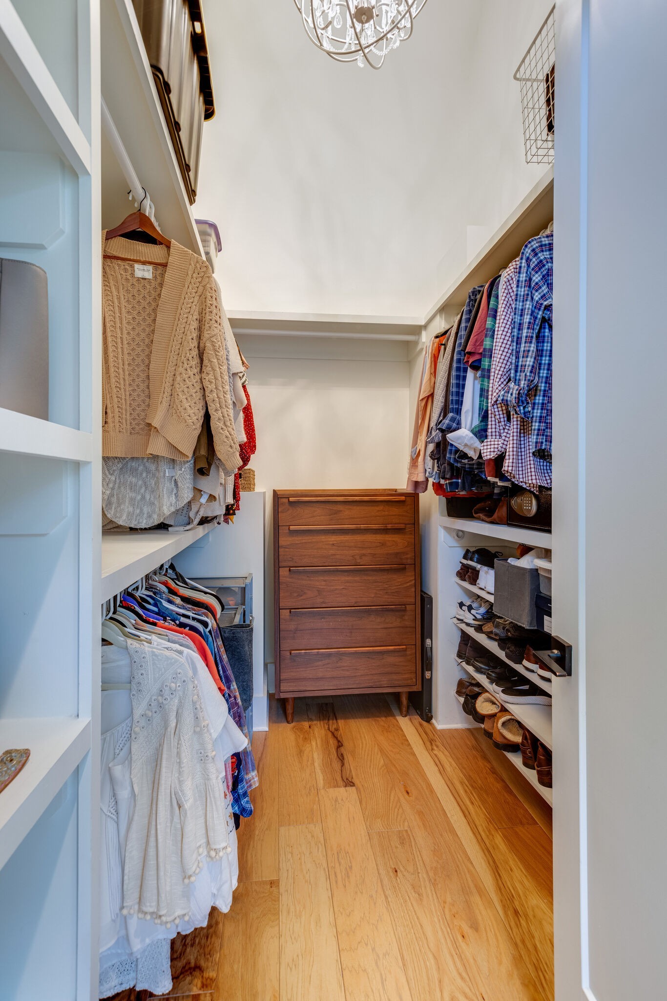 322 Springhouse Circle Franklin, TN 37067 - Photo 34 of 70 a view of walk in closet with clothes and shoes