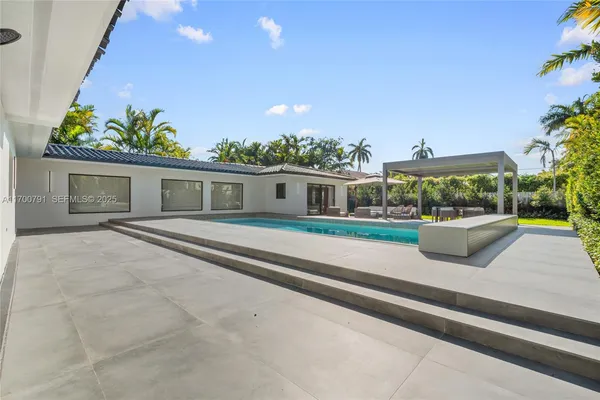 a view of a city and ocean view