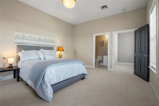 a workspace with furniture and window