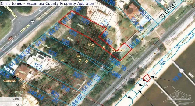 a view of an ocean beach