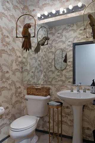 a close view of washer and dryer