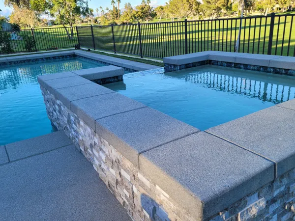 a view of a roof deck