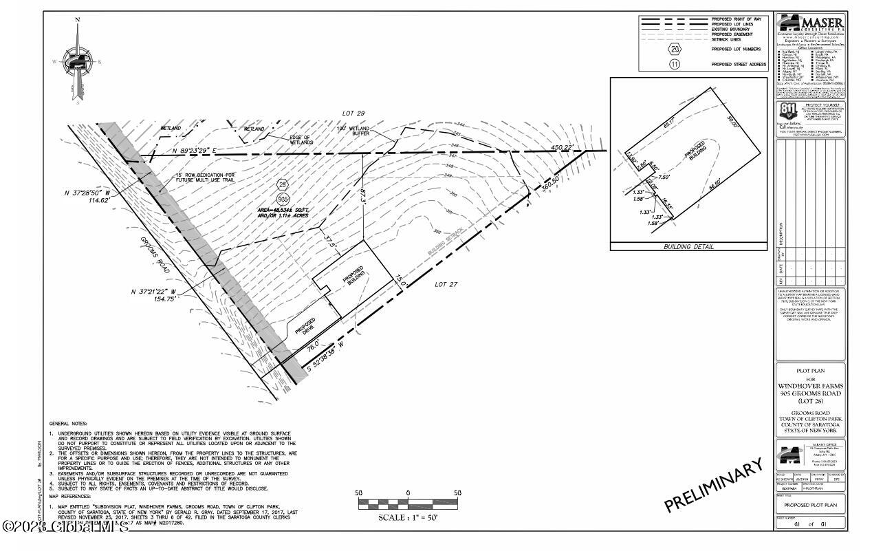 905 Grooms Road Rexford, NY 12148 - Photo 1 of 1 Plot Plan
