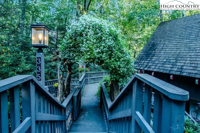 335 Cherry Drive Boone, NC 28607 - Photo 22 of 32 a view of outdoor space and yard from deck