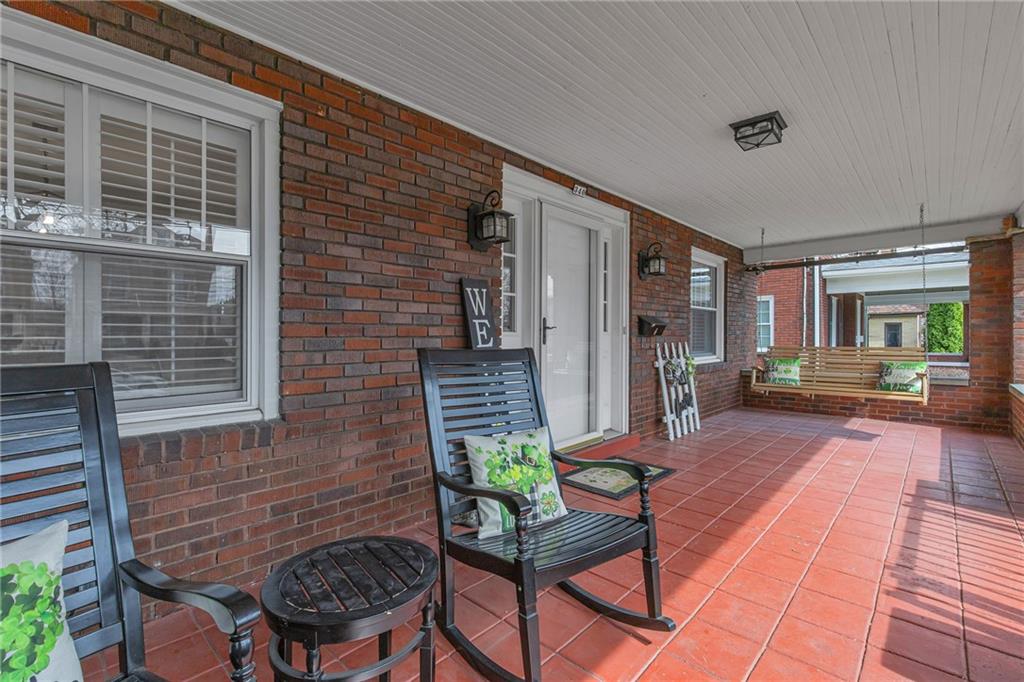340 4th Street Beaver, PA 15009 - Photo 3 of 42 a view of a porch with furniture and a yard
