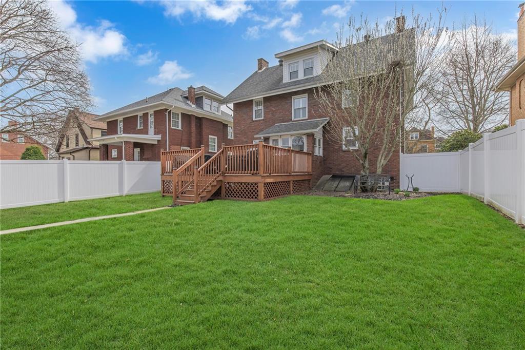 340 4th Street Beaver, PA 15009 - Photo 35 of 42 a view of a house with a backyard
