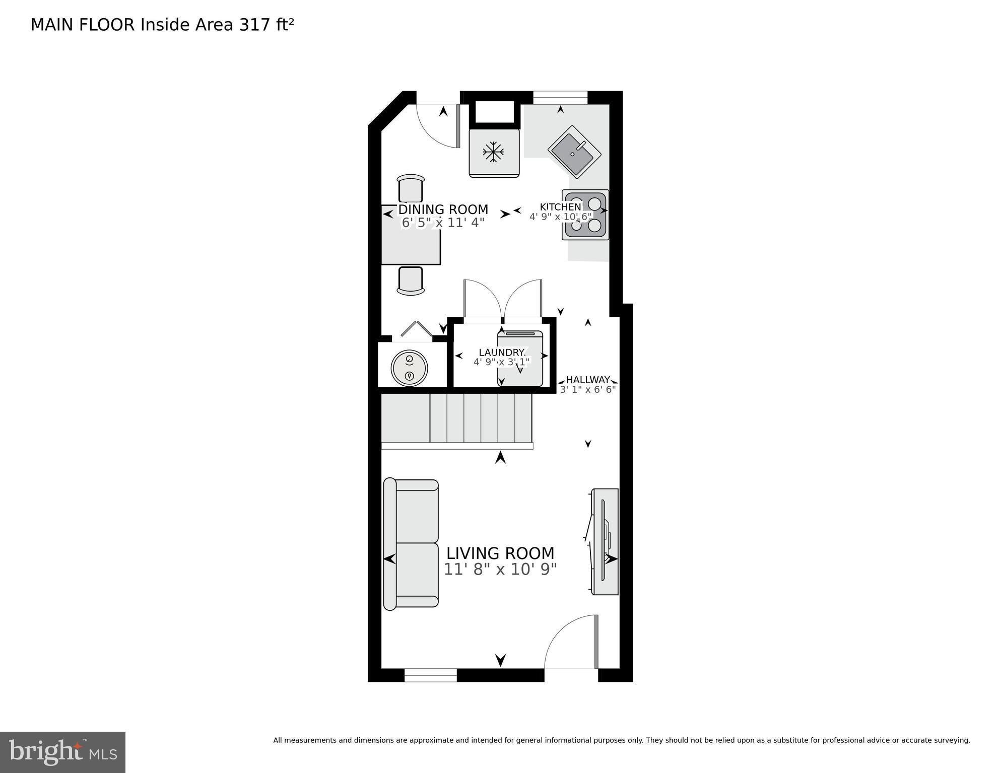 833 L Street Northeast Washington, DC 20002 - Photo 12 of 15 a picture of a floor plan
