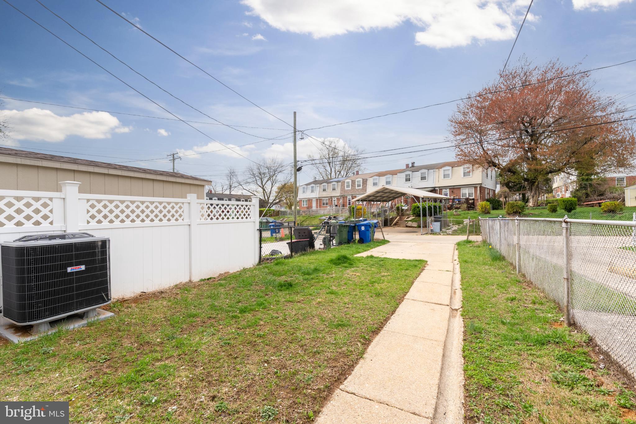 5910 Laclede Road Baltimore, MD 21206 - Photo 32 of 38 Backyard with parking pad