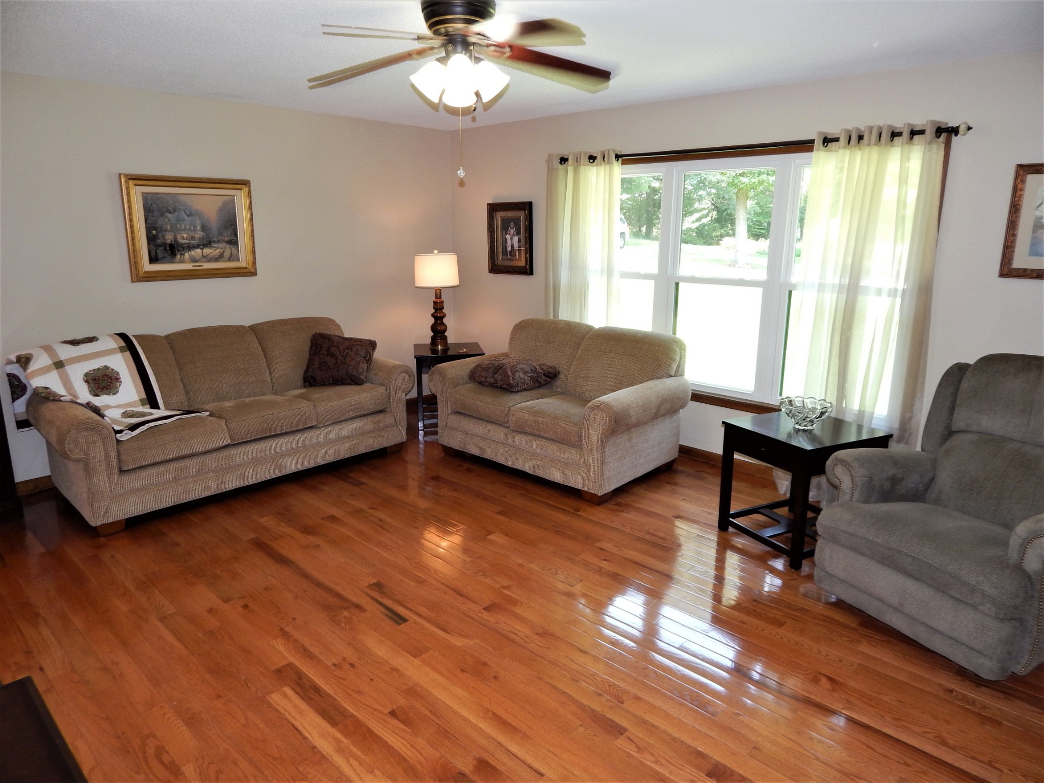 3753 Chisholm Road Iron City, TN 38463 - Photo 11 of 50 a living room with furniture and a large window