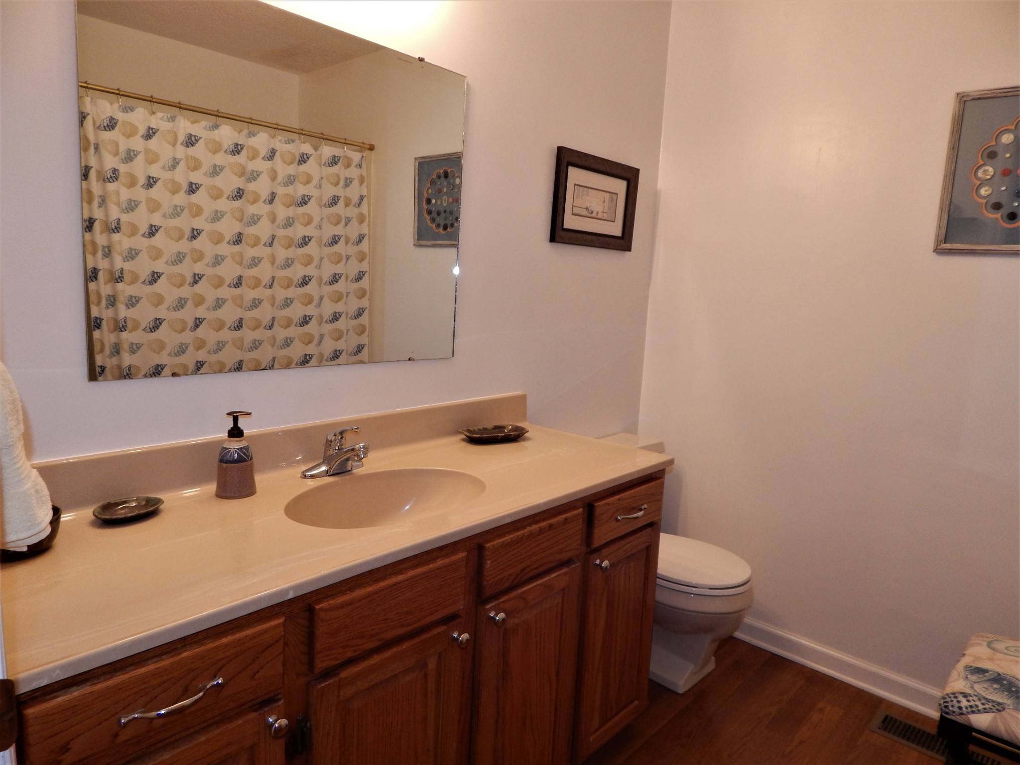 3753 Chisholm Road Iron City, TN 38463 - Photo 21 of 50 a bathroom with a sink toilet and vanity