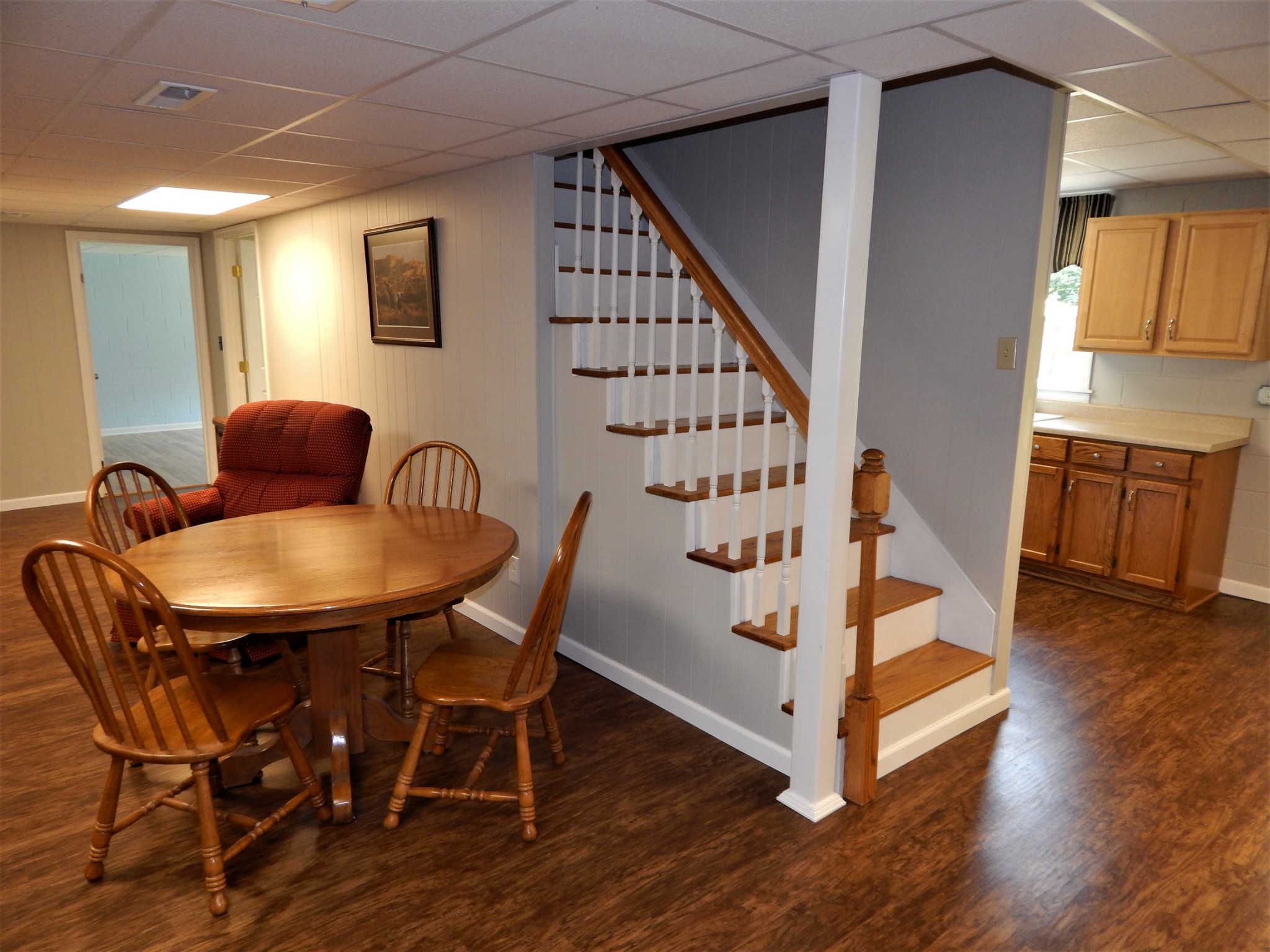 3753 Chisholm Road Iron City, TN 38463 - Photo 29 of 50 a view of a dining room with furniture window and wooden floor