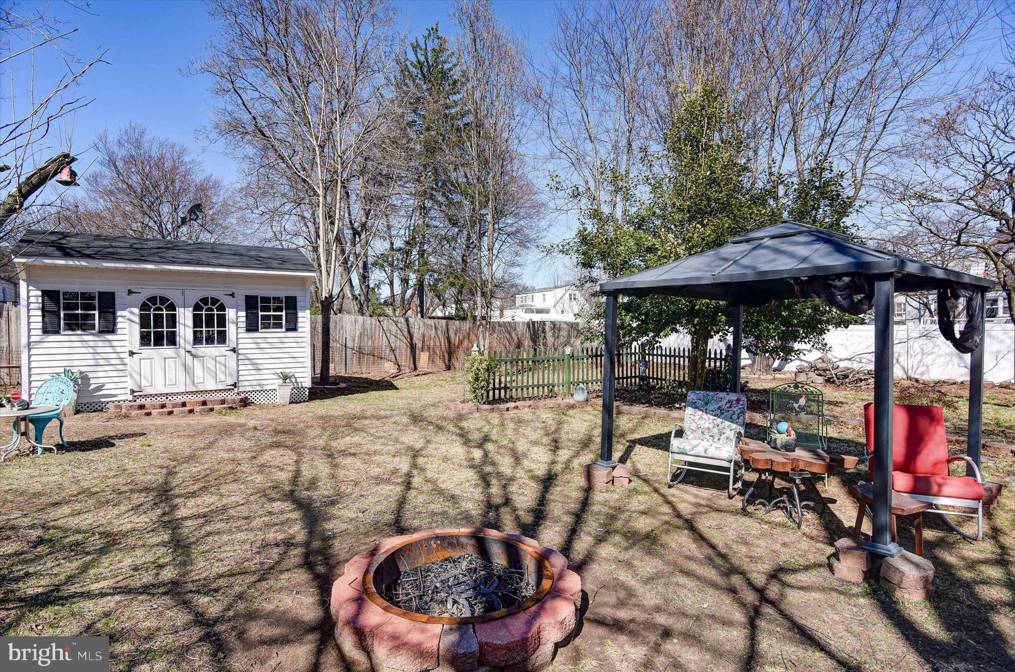 110 Natrona Avenue Hamilton, NJ 08619 - Photo 16 of 21 a view of a house with backyard and sitting area