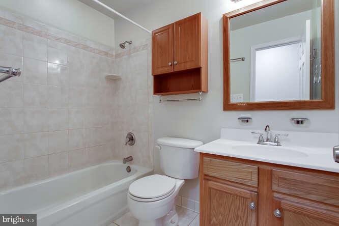 8610 Turkey Hill Road White Plains, MD 20695 - Photo 17 of 47 a bathroom with a sink a toilet and a bathtub