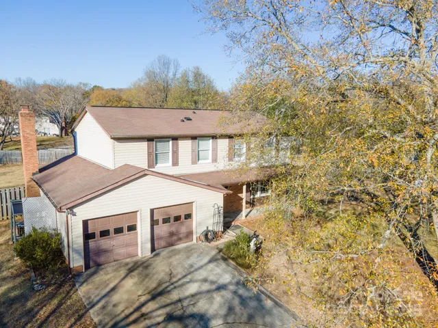 a backyard of a house