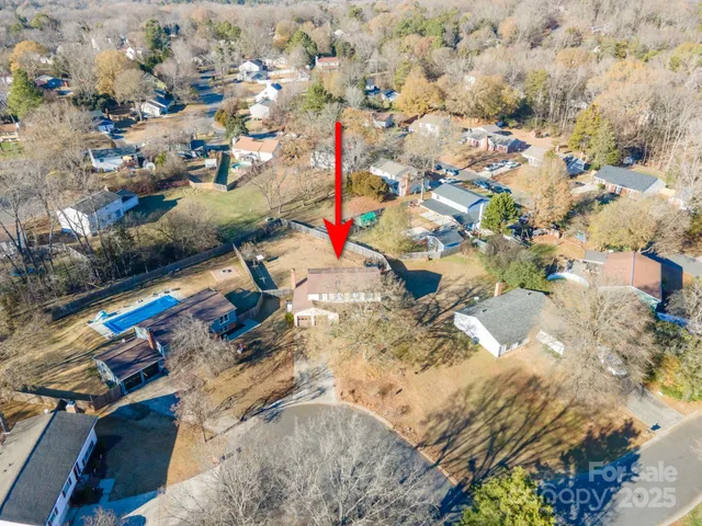 a view of outdoor space and swimming pool