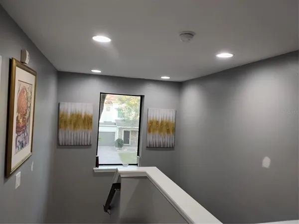 a view of workspace with window