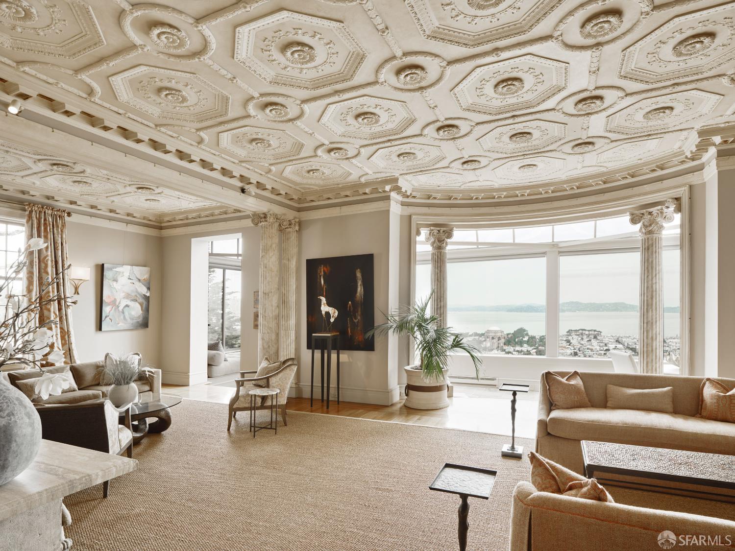 2898 Broadway San Francisco, CA 94115 - Photo 3 of 7 a living room with furniture and a large window
