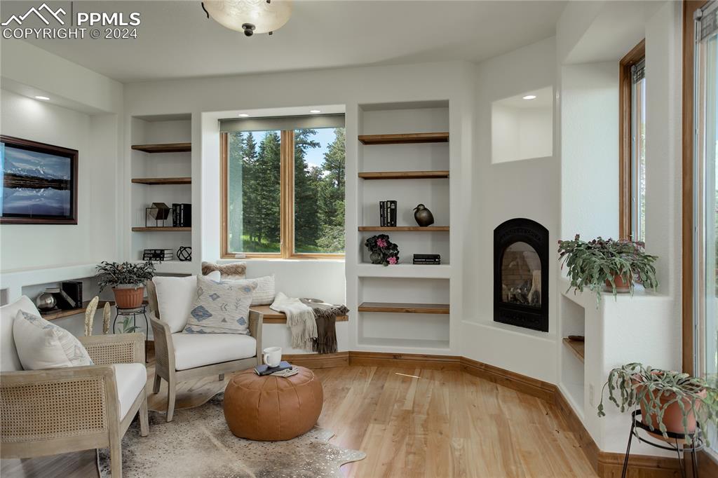 8585 Snowslide Trail Rye, CO 81069 - Photo 15 of 41 Walk-out library with fireplace