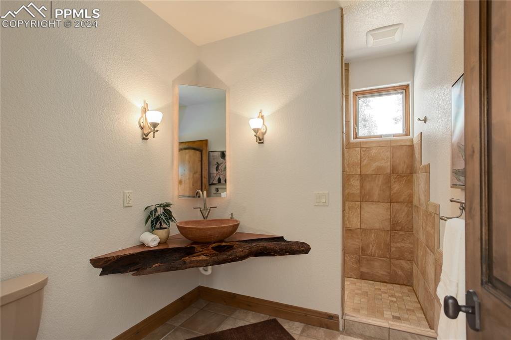 8585 Snowslide Trail Rye, CO 81069 - Photo 19 of 41 3/4 bath - main level with Maui shower