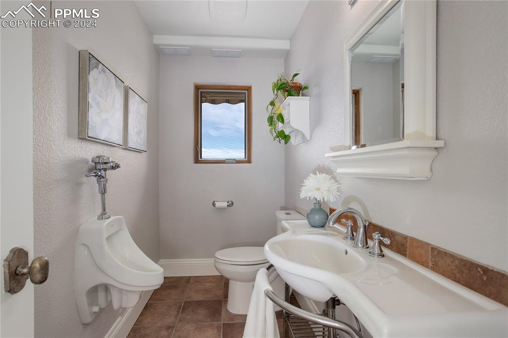 8585 Snowslide Trail Rye, CO 81069 - Photo 22 of 41 1/2 bath - main level with urinal