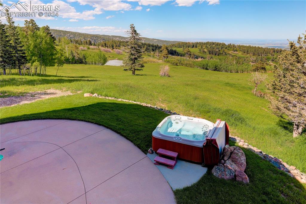 8585 Snowslide Trail Rye, CO 81069 - Photo 35 of 41 Outdoor living with a hot tub, views and plenty a space to roam