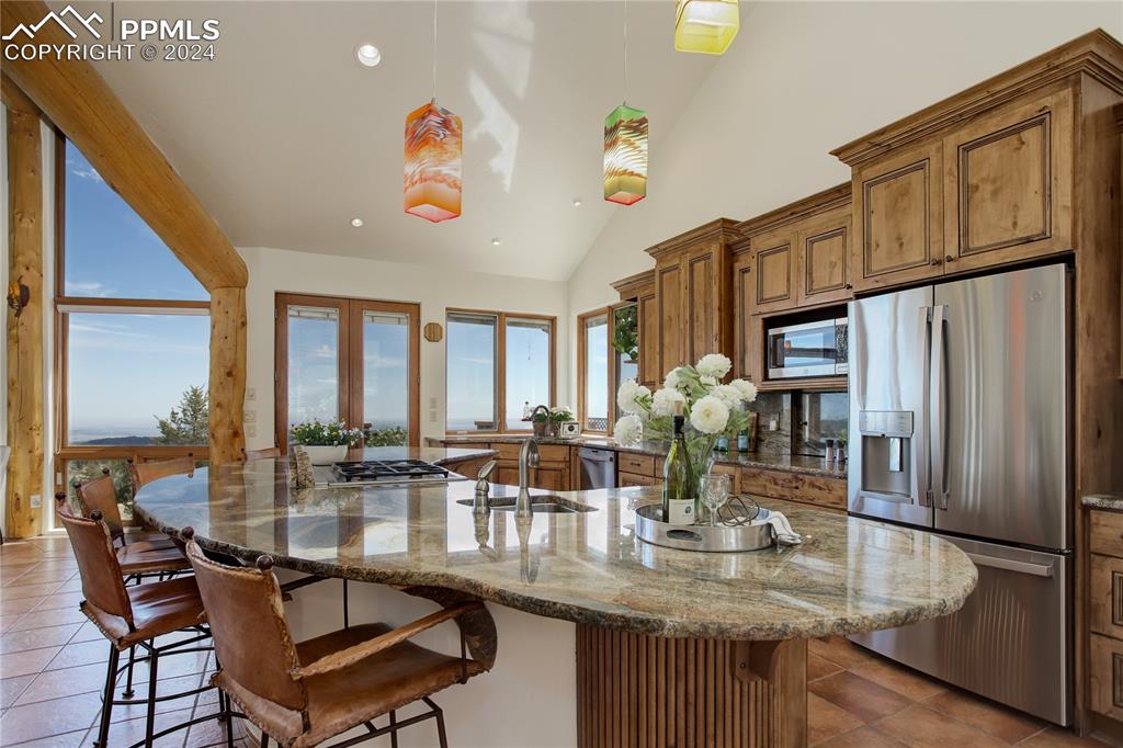 8585 Snowslide Trail Rye, CO 81069 - Photo 7 of 41 Walk-out kitchen