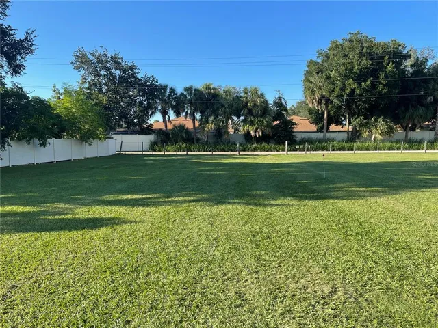 a view of a golf course
