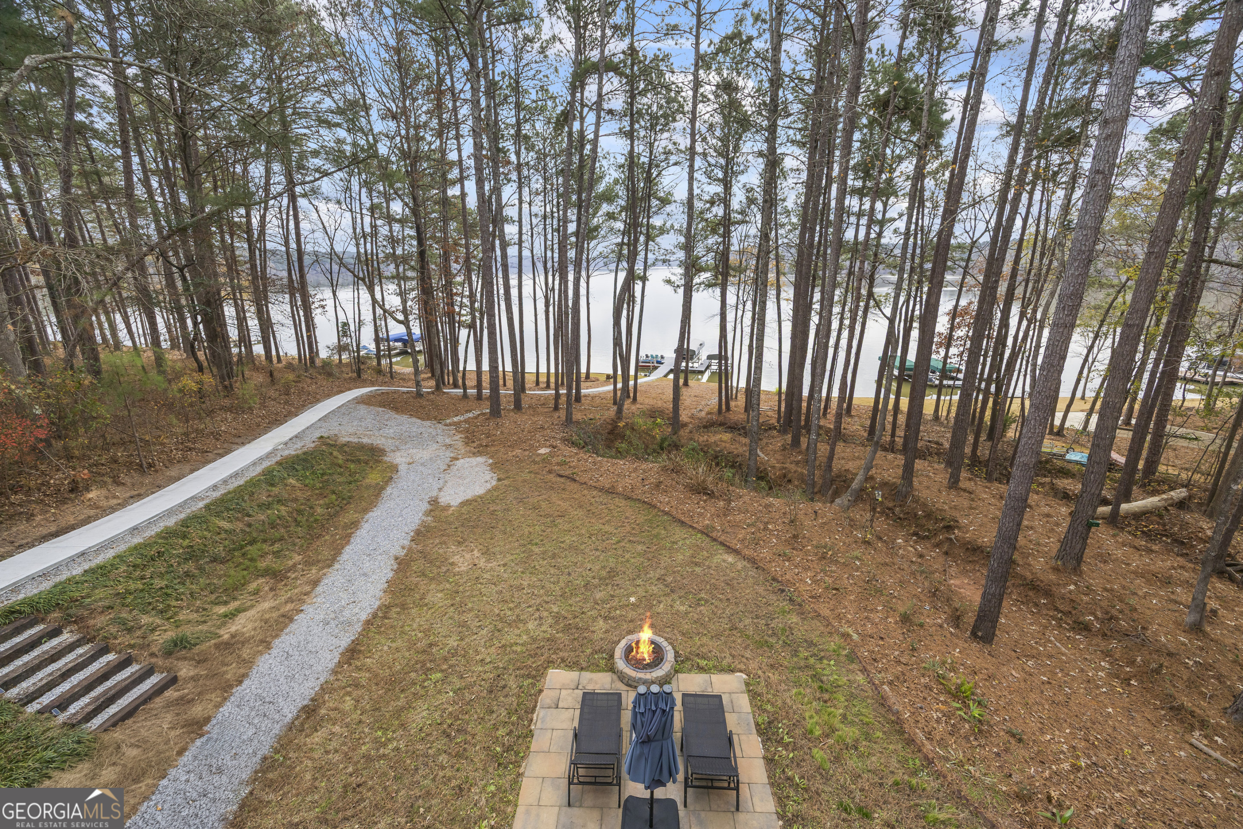1270 Swords Road Greensboro, GA 30642 - Photo 25 of 41 a view of a backyard with large trees
