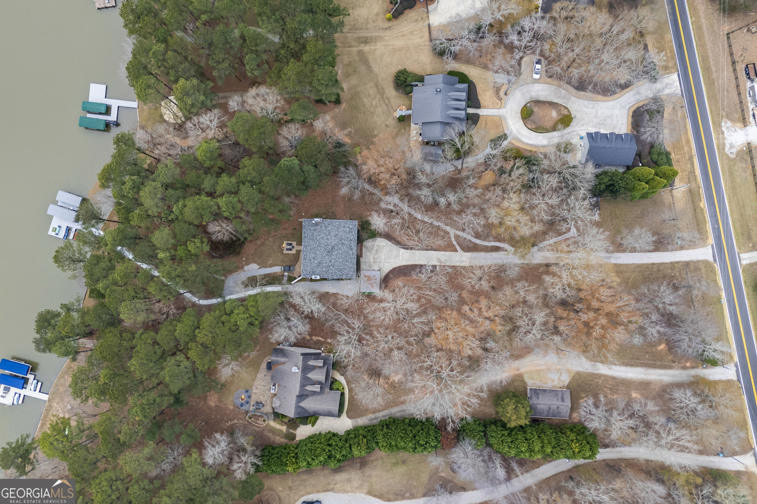 1270 Swords Road Greensboro, GA 30642 - Photo 37 of 41 an aerial view of a house with outdoor space