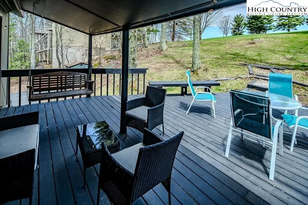 a view of an outdoor sitting space