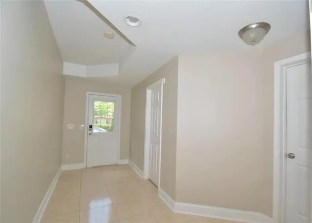 a view of empty room