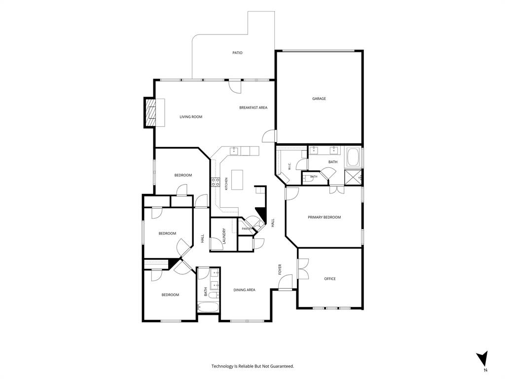 10317 Hunter Run Frisco, TX 75035 - Photo 40 of 40 Floor plan deemed reliable but not guaranteed