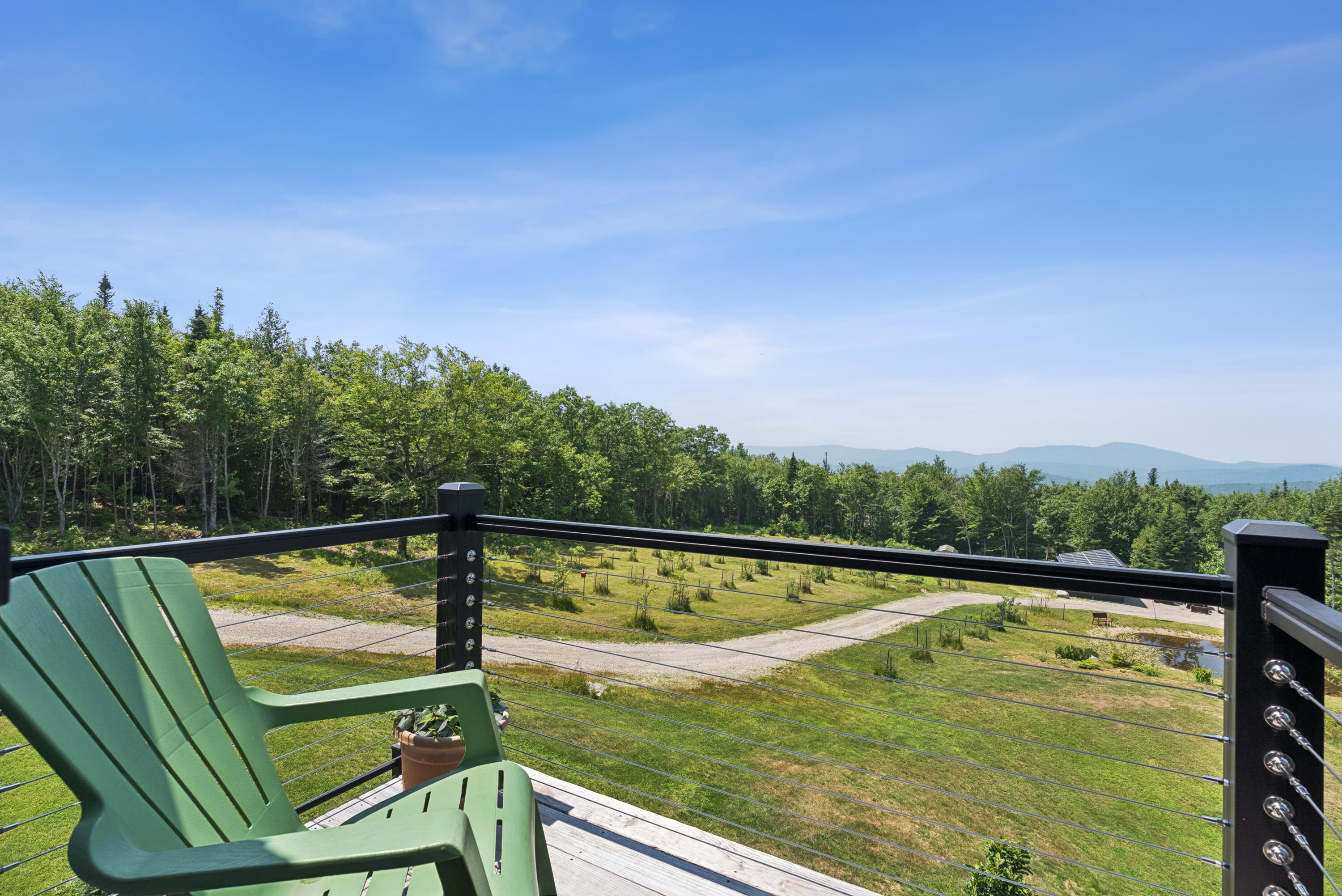 341 Outlook Road Woodstock, ME 04219 - Photo 38 of 114 View from Loft Deck to Western Mts