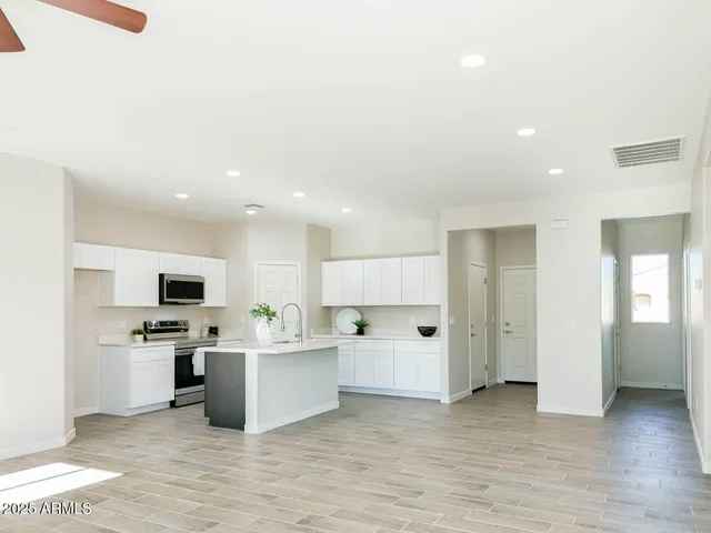 a view of an empty room