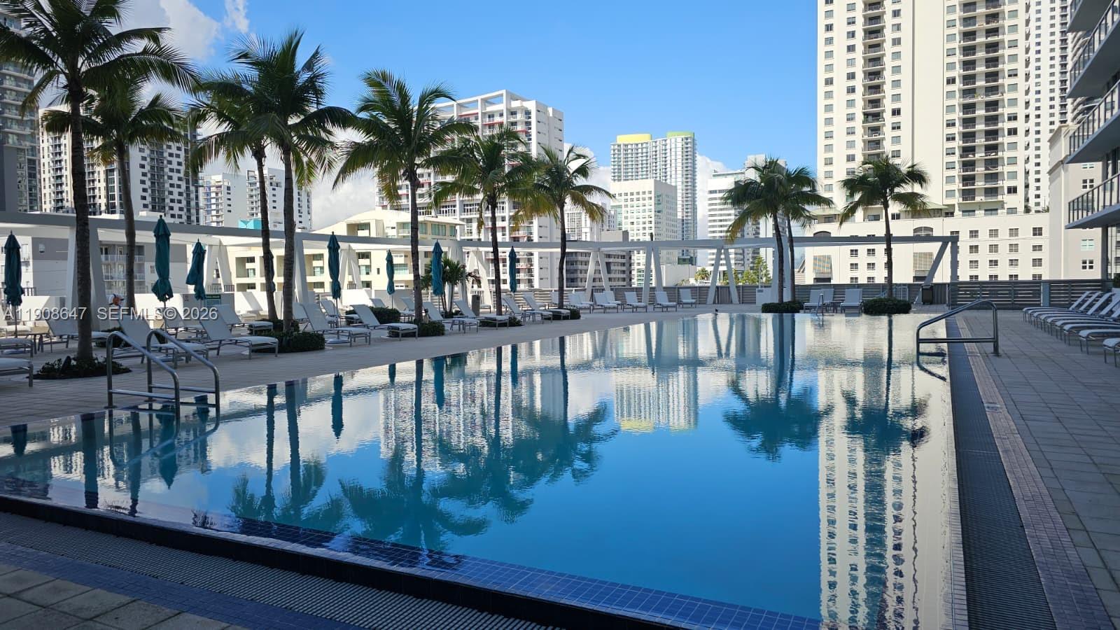 1111 Southwest 1st Avenue, Unit 2124N Miami, FL 33130 - Photo 25 of 34 a view of outdoor space with seating area