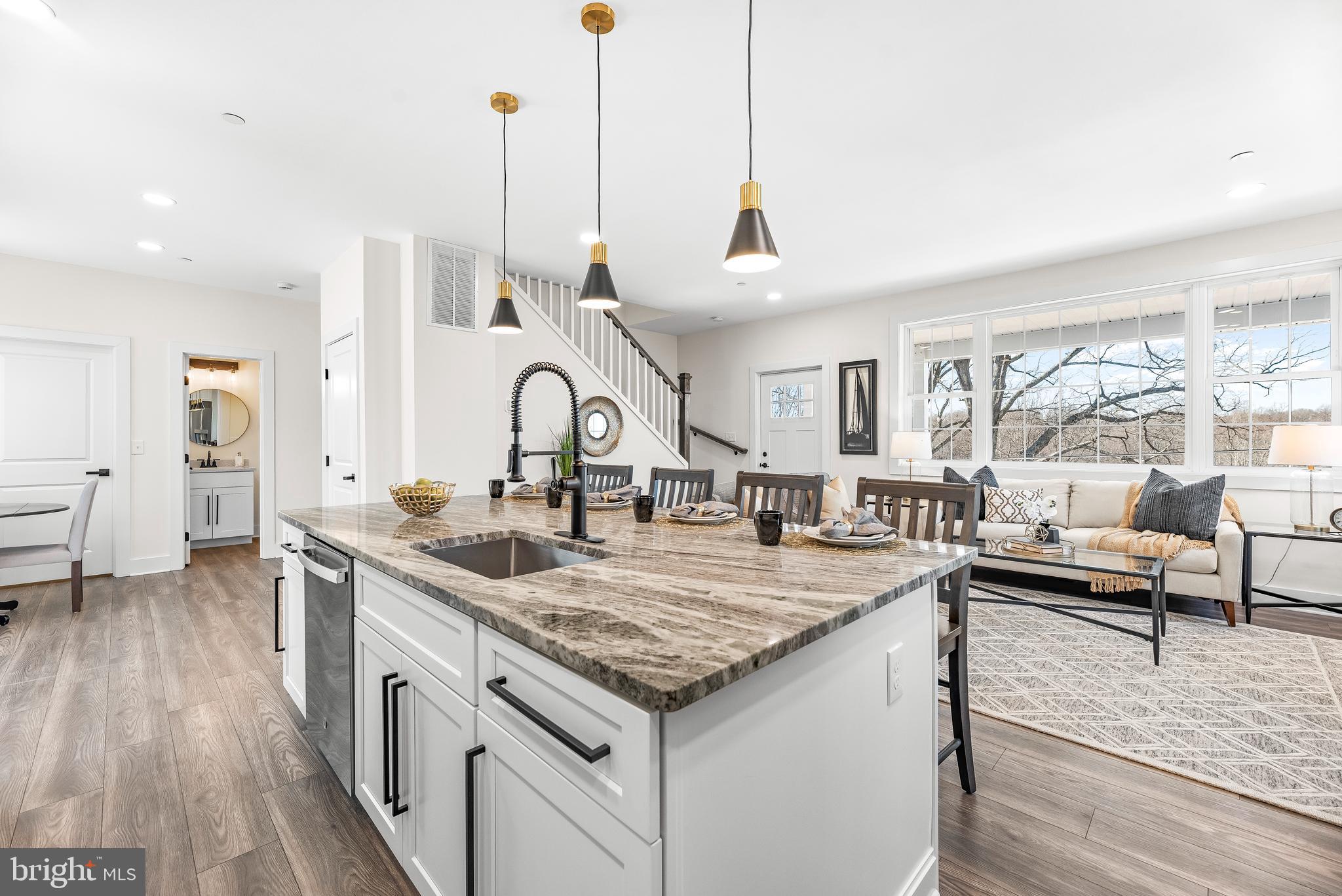 5981 Stephen Reid Road Huntingtown, MD 20639 - Photo 8 of 33 Awesome Island w/ Fantasy Brown Marble Counters