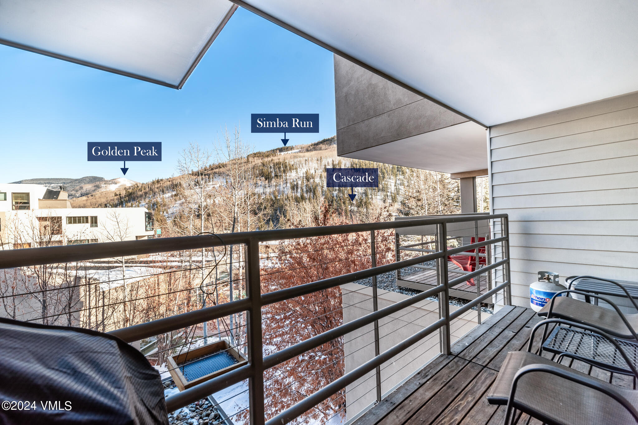 1100 North Frontage Road West, Unit 2309 Vail, CO 81657 - Photo 28 of 44 Balcony