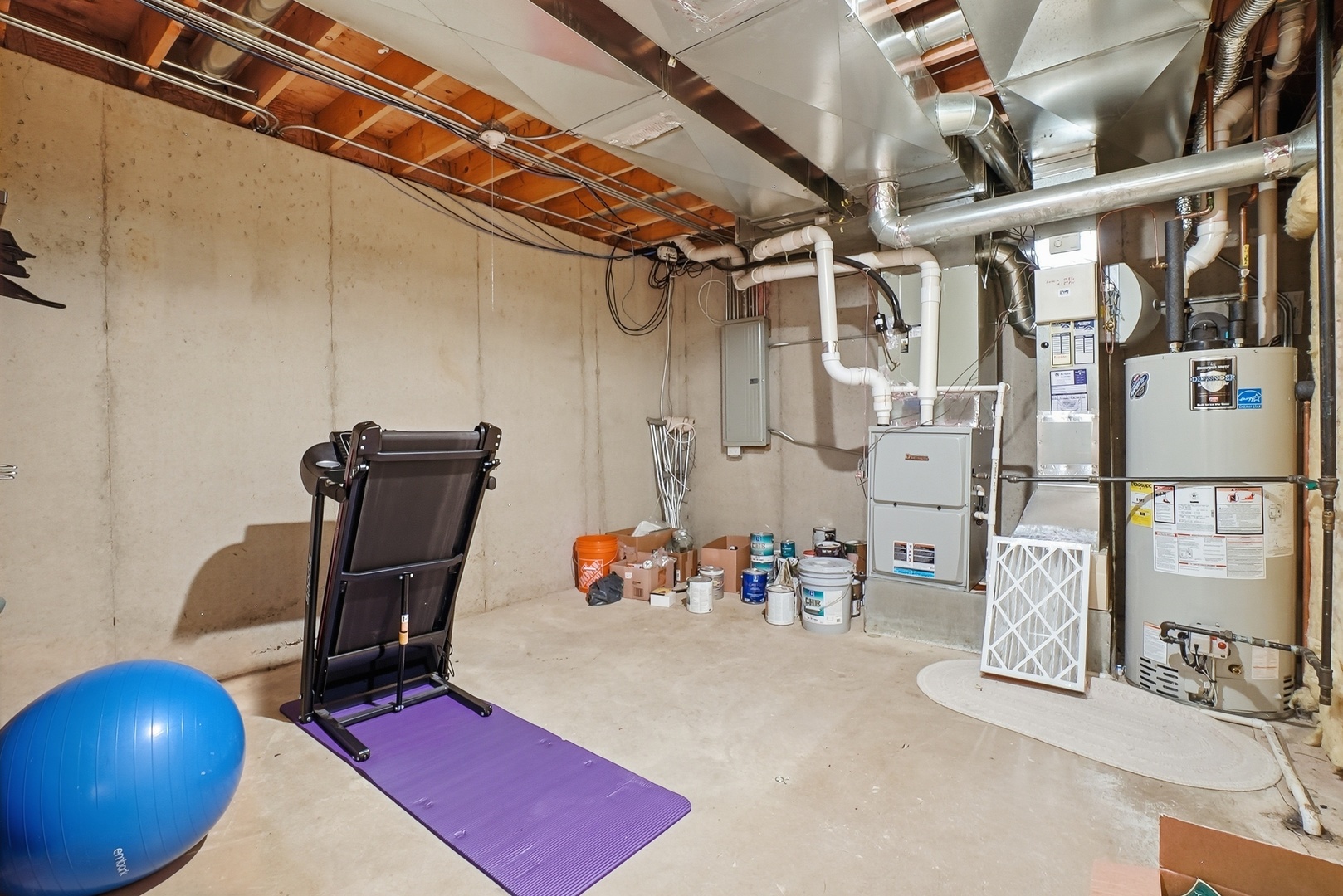 S635 Robbins Street Winfield, IL 60190 - Photo 25 of 35 a view of gym equipment with racks on the wall