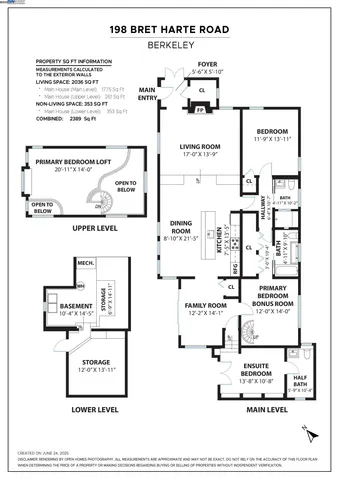 $1,295,000 | 198 Bret Harte Road, Berkeley, CA 94708