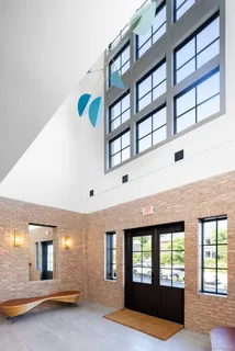 a view of an front door